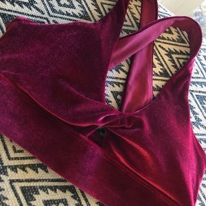 Fabletics Velour Sports Bra